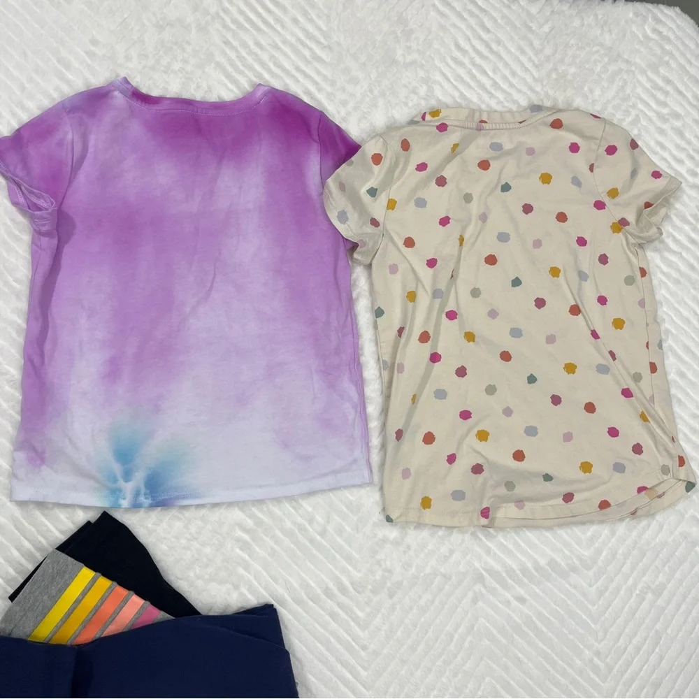 Girls Tops‎ Cropped Leggings Outfits Sets Bundle size medium tie dye